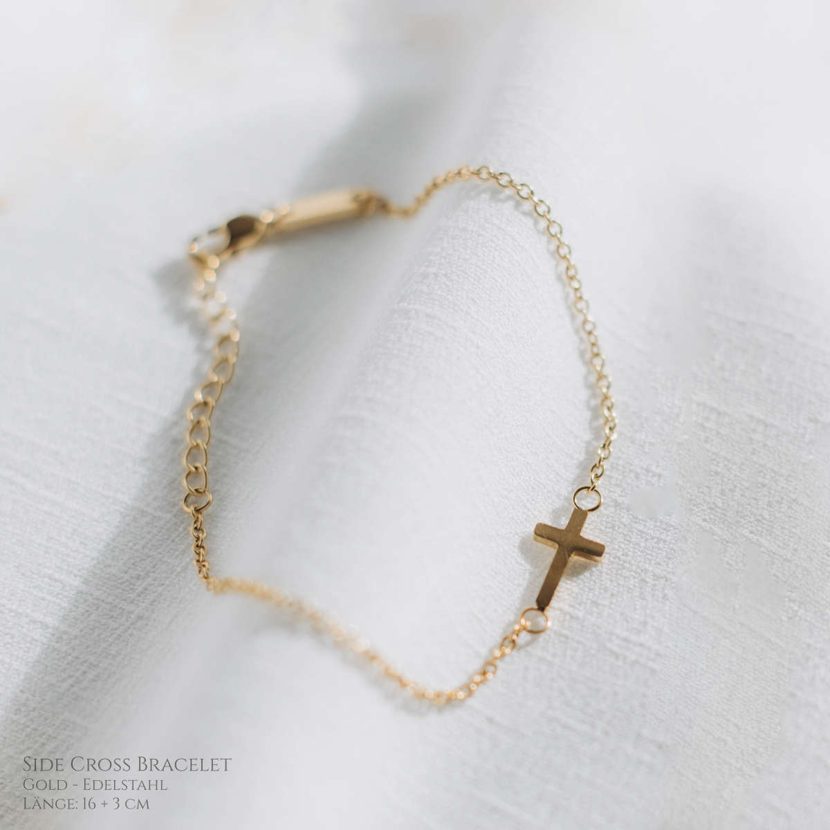Side Cross Bracelet