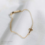 Side Cross Bracelet