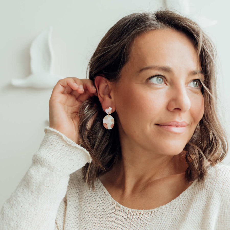 Flower Oval Small | Ohrringe für €16.99 von So Loved Manufacture