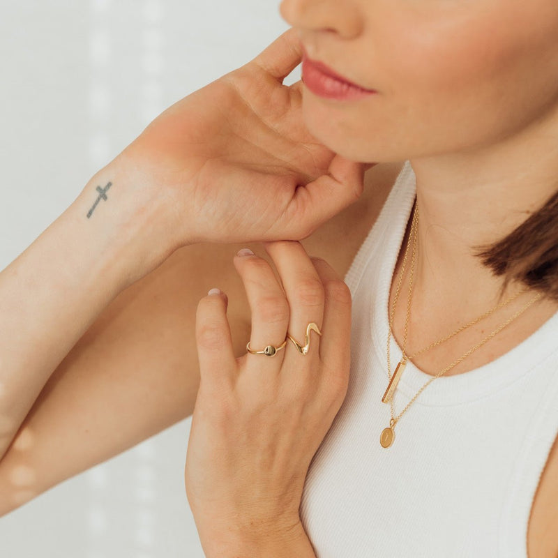 Initial Ring (Gold Vermeil) | Ringe für €39.99 von So Loved Manufacture