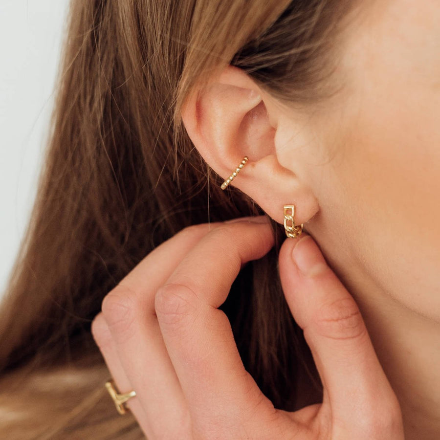 Mini Chain Hoops | Ohrringe für €29.99 von So Loved Manufacture