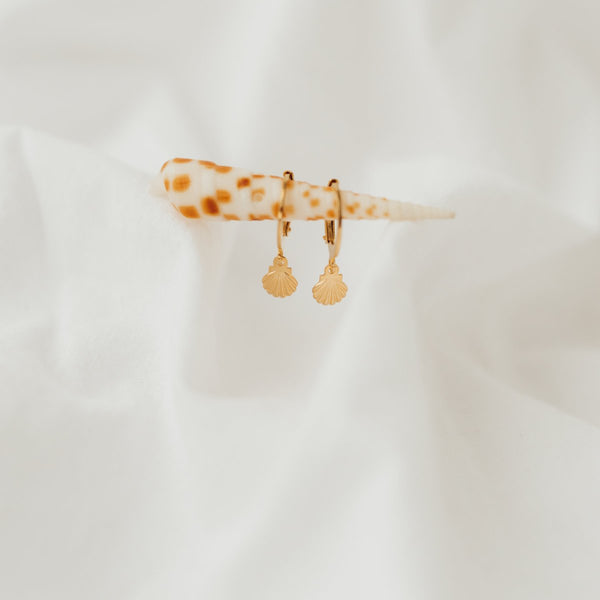 Shell Hoops | Ohrringe für €19.99 von So Loved Manufacture